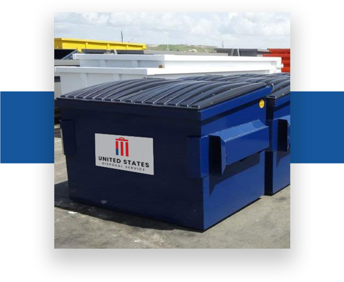 Blue-Front-Load-Dumpster-Blue-Stripe